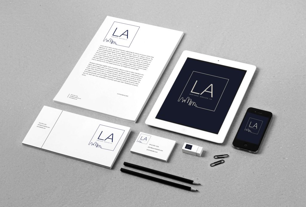 LA Mortgage brochures and cards